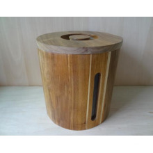 Sealed Migang Flour Barrel Godet en bois massif en bois